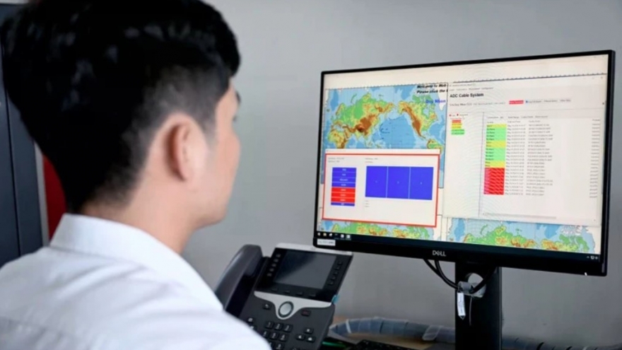 Largest-capacity submarine cable system in Vietnam becomes operational